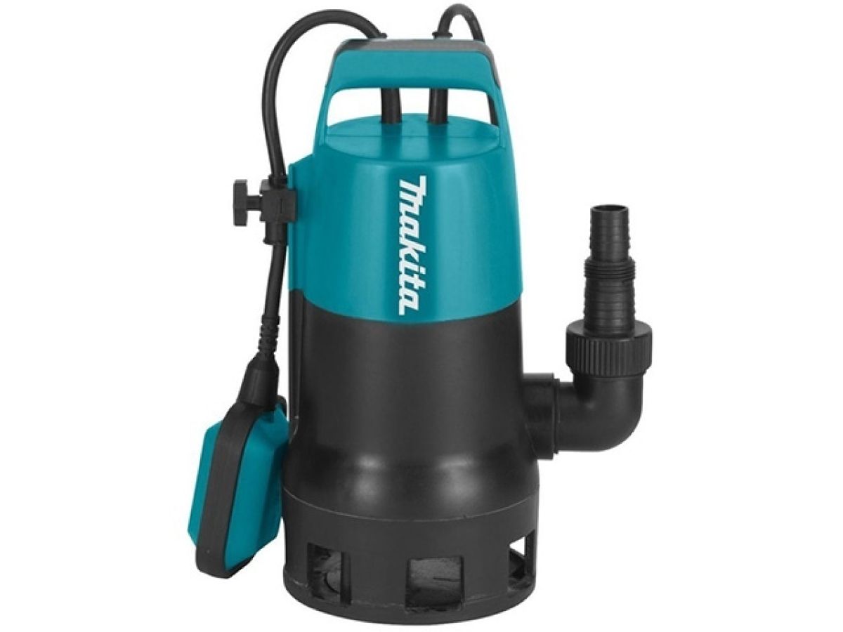 дренажный насос для грязной воды makita pf 1010 (1000 вт, 14400 л/ч, до 5 м, пластм. корпус) pf1010 от BTSprom.by