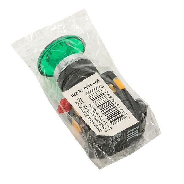  Кнопка "Грибок" AELA-22 NO+NC 220В с подсветкой зел. PROxima EKF pbn-aela-1g-220 фото в каталоге от BTSprom.by