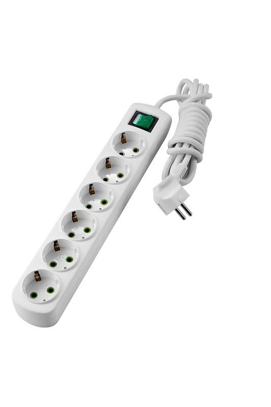 удлинитель 6х3м с заземл. letitia с выкл. lezard 721-0603-602 от BTSprom.by