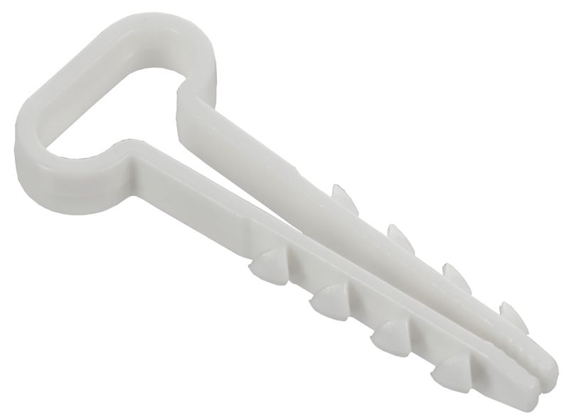 дюбель-хомут 14х6мм для плоского кабеля нейлон бел. (уп.100шт) generica udh14-14-06-100-k01-g от BTSprom.by