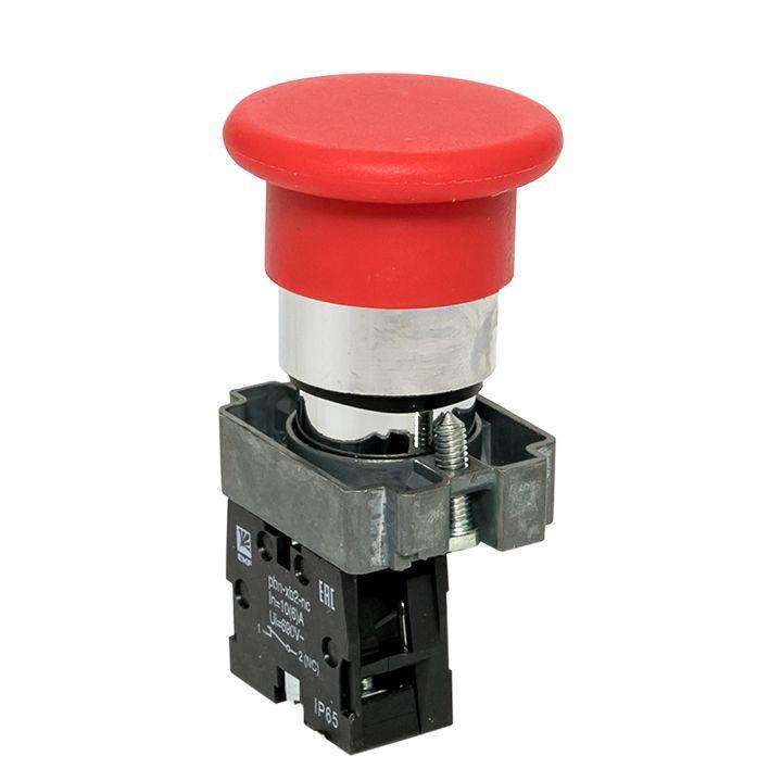 кнопка "грибок" bc42 nc ip65 красн. proxima ekf xb2-bc42-65 от BTSprom.by
