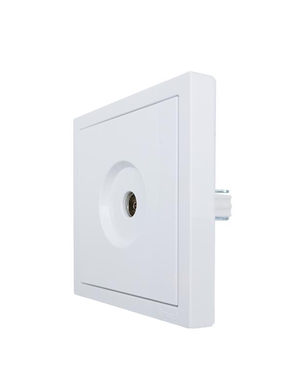  Розетка ТВ оконечная СП ZIMA IP20 бел. LEZARD 704-0288-130 фото в каталоге от BTSprom.by