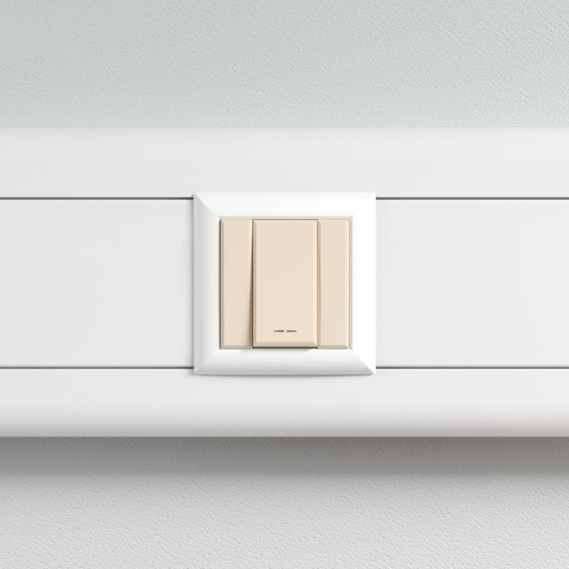  Кнопка модульная 1мод. Avanti "Ванильная дымка" 16А беж. DKC 4405151 фото в каталоге от BTSprom.by