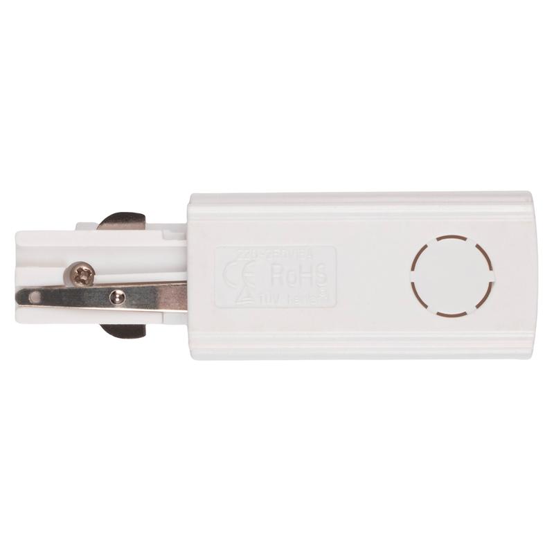 аксессуар к шинопроводу трехфазному 3p ptr ec-wh left левый pro+ бел. jazzway 5062870 от BTSprom.by
