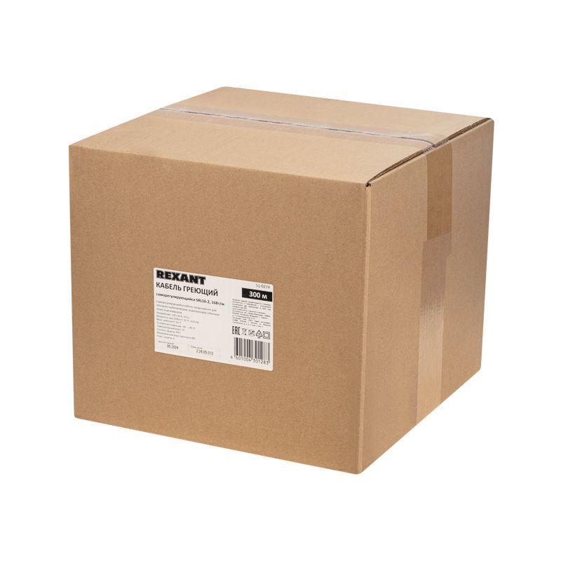  Кабель греющий (нагрев.) саморег. SRL16-2 неэкранированный 16Вт/м 0.88кв.мм/105м 300м Rexant 51-0274 фото в каталоге от BTSprom.by