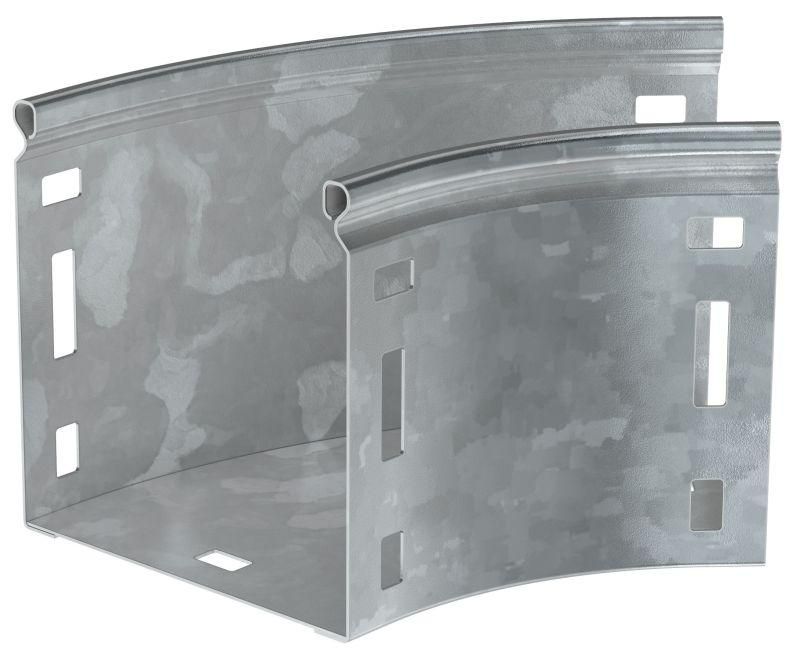 Угол для лотка плавный 45град. 100х100 Г01 ESCA HDZ IEK CPG01-0-45-100-100-HDZ от BTSprom.by