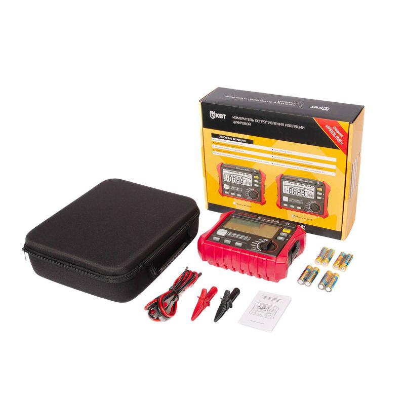  Мегаомметр цифровой KT 5205 "PROLINE" КВТ 89639 фото в каталоге от BTSprom.by