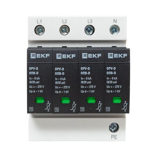  Ограничитель перенапряжения имп. ОПВ-D4 EKF opv-d4 фото в каталоге от BTSprom.by