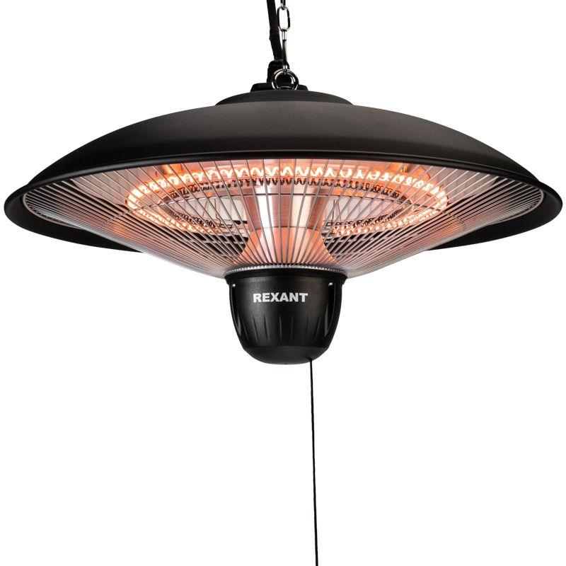  Обогреватель электрический инфракрасный подвесной в корпусе из нержавеющей стали 1.5кВт 3 режима обогрева механическая регулировка Rexant 60-0061 фото в каталоге от BTSprom.by