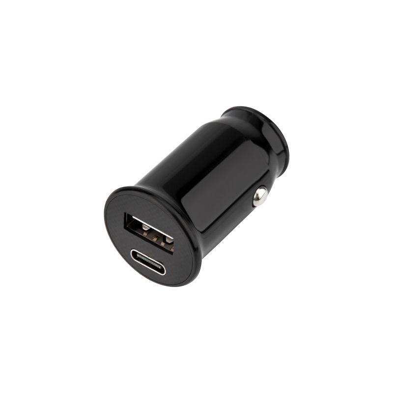  Автозарядка в прикуриватель АЗУ USB-A+USB-C 2.4А черн. Rexant 18-2228 фото в каталоге от BTSprom.by