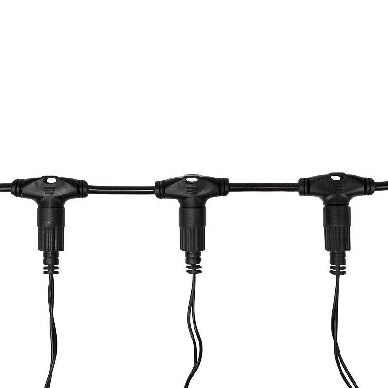гирлянда светодиодная "led cliplight" 5 нитей х20м 665led тепл. бел. 50вт 24в ip65 трансф. в компл. neon-night 323-506 от BTSprom.by
