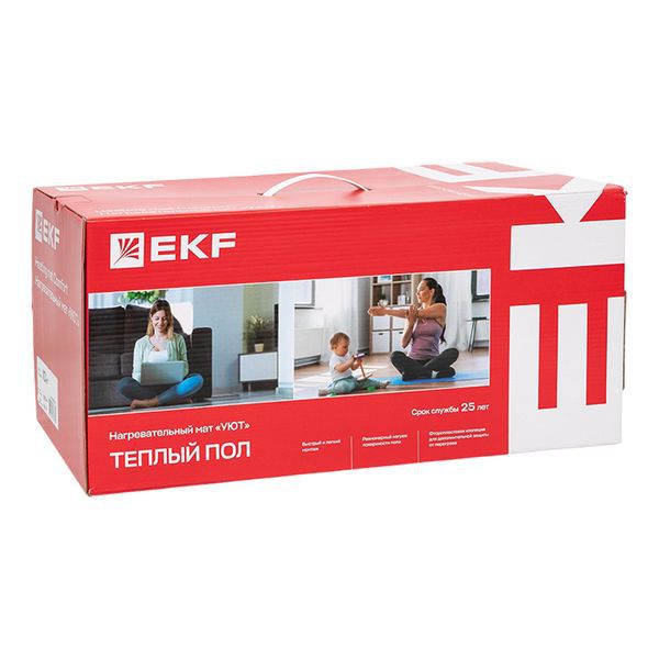  Комплект "Теплый пол" (мат) "Уют" 10кв.м. 1500Вт PROxima EKF nm2-1500-10 фото в каталоге от BTSprom.by