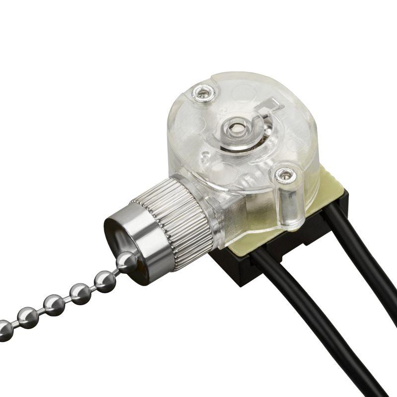  Выключатель для настенного светильника с проводом и деревянным наконечником silver (пакет боб) Rexant 32-0103 фото в каталоге от BTSprom.by