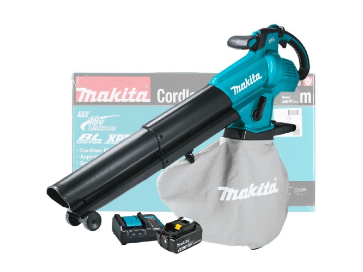 аккум. воздуходувка makita lxt dub187t001 в кор. (lxt bl 18в, 4,2 м3/мин, 64 м/с, мешок25л, xpt,(bl1850b,dc18wc)) dub187t001 от BTSprom.by