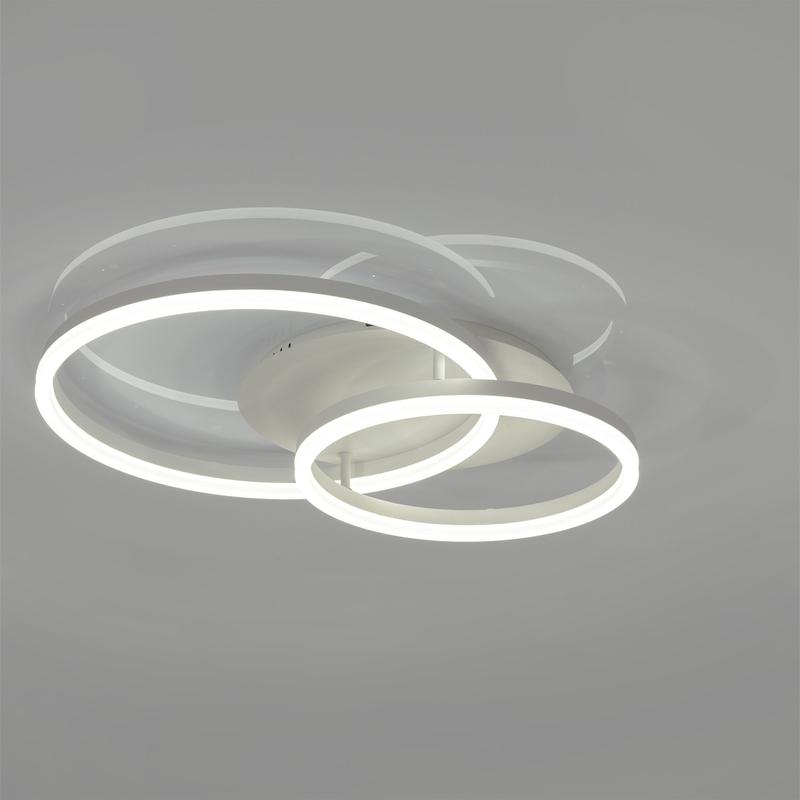  Люстра светодиодная ECLIPSE 56Вт 640х400х125мм 14кв.м потолочная ДУ 3 режима диммир. бел. Ritter 52082 9 фото в каталоге от BTSprom.by