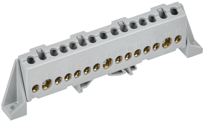 шина l "фаза" в комб. изол. "стойка" 8х12-15-ср tekfor iek tf-nn20-15-dp-k03 от BTSprom.by