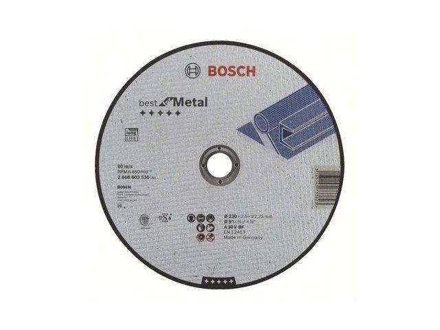 круг отрезной 230х2.5x22.2 мм для металла best bosch 2608603530 от BTSprom.by