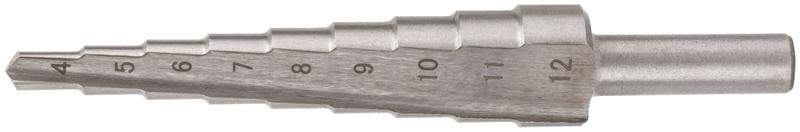сверло ступенчатое hss (р6м5) по металлу 9 ступеней 4-12мм fit 36394 от BTSprom.by