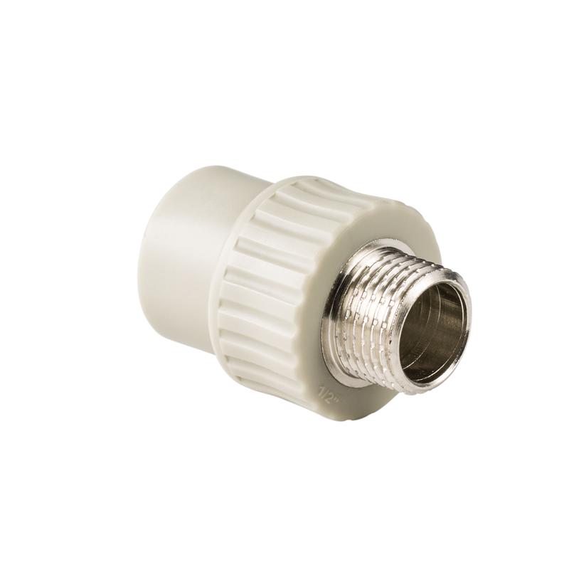 муфта комбинированная под ключ ppr наружн. резьба 50х1 1/2 сер. rtp 10948 от BTSprom.by