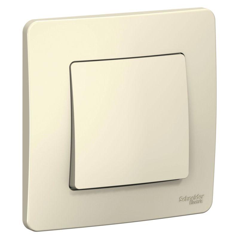 выключатель 1-кл. сп blanca 10а ip20 (сх. 1) 250в молочн. se blnvs010102 от BTSprom.by