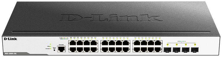 коммутатор управляемый dgs-3000-28l/b1a 24g 4sfp d-link 1604434 от BTSprom.by