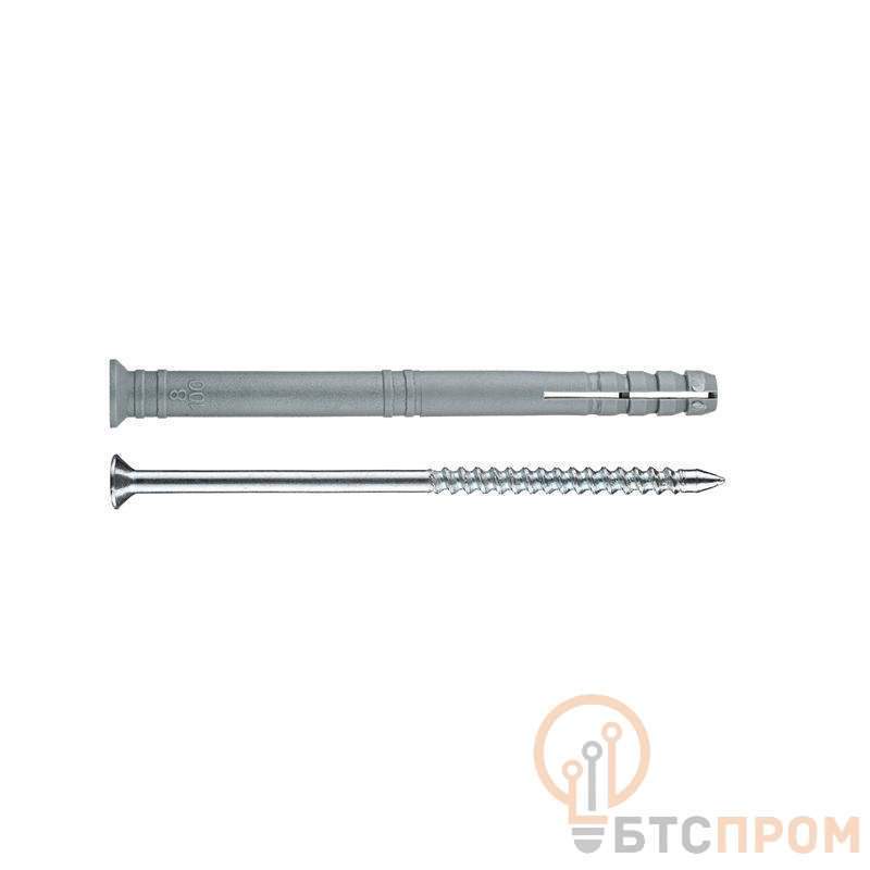  Дюбель-гвоздь полипропилен пот. SM-L 8х100 (уп.100шт) Tech-KREP 117983 фото в каталоге от BTSprom.by