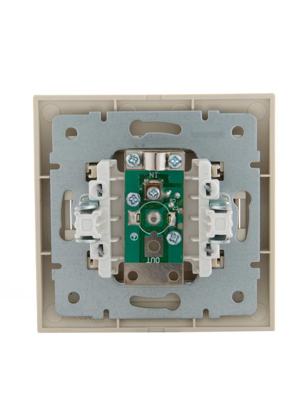  Розетка телевизионная оконечная TV СП Deriy 16А IP20 крем. LEZARD 702-0303-130 фото в каталоге от BTSprom.by