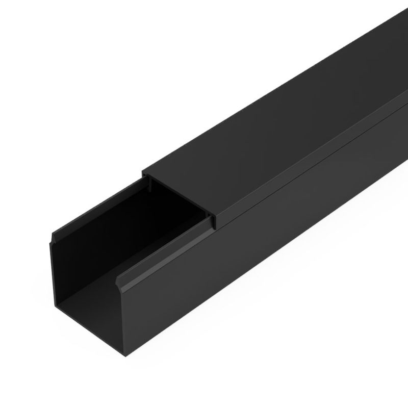 кабель-канал 25х25 l2000 с двойн. замком черн. промрукав pr03.0213 от BTSprom.by