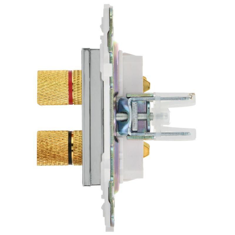  Аудиорозетка 4-м SKANDY SK-A01N никель IEK SK-S40-K50 фото в каталоге от BTSprom.by