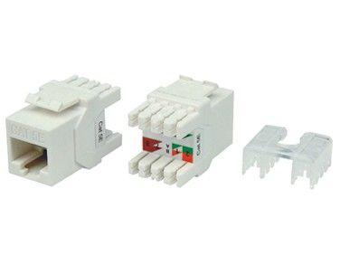 вставка keystone jack rj45 (8p8c) кат.5e kj8-8p8c-c5e-180-wh тип 180град. бел. hyperline 426192 от BTSprom.by