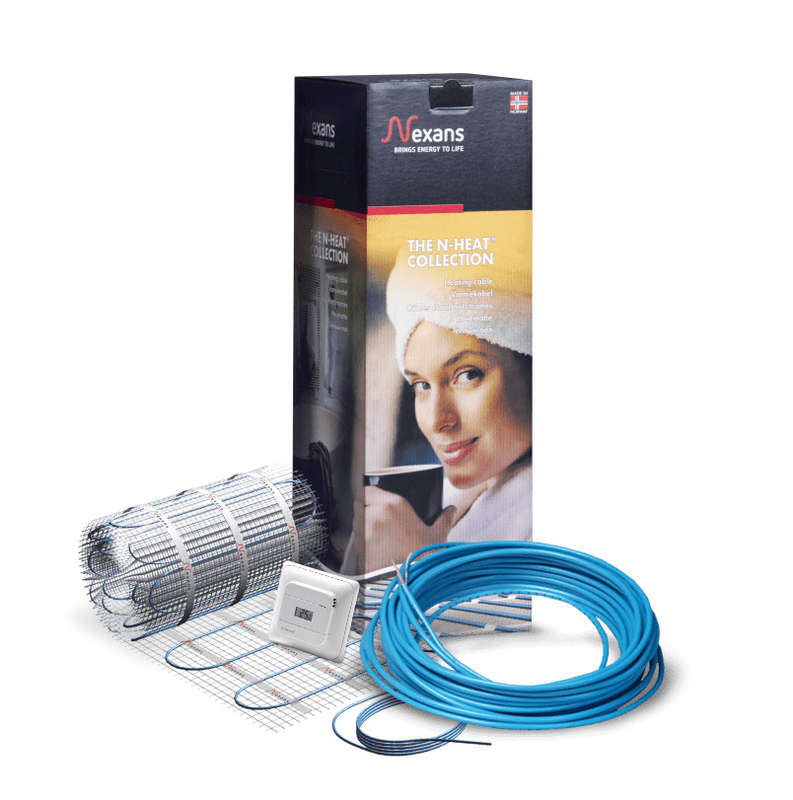 комплект "теплый пол" (мат) двухжил. 150вт/кв.м 600вт 4кв.м millimat/150 hs 600w nexans 10262271 от BTSprom.by