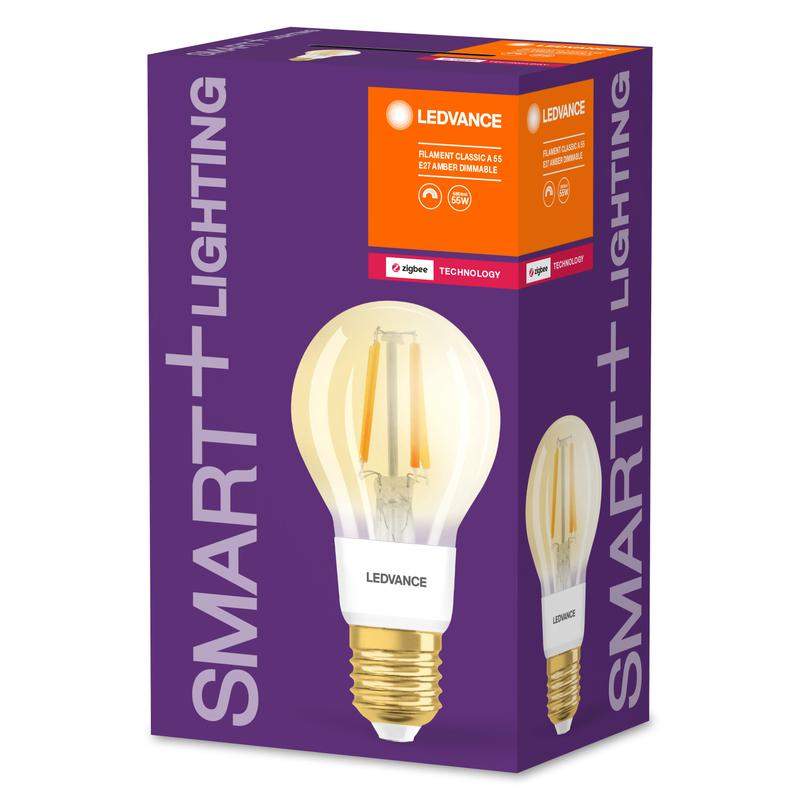 лампа светодиодная smart+ filament classic dimmable 55 6вт e27 ledvance 4058075528178 от BTSprom.by