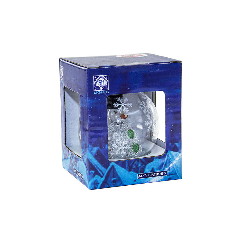 фигура светодиодная "стекляный шар" gm3985 1led rgb 6х6х7.5см (на бат. 3хlr44) зол. shlights 4690601041920 от BTSprom.by