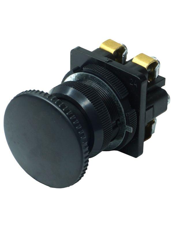  Выключатель кнопочный КЕ-021 У3 исп.2 1НО+1НЗ гриб без фиксации 10А IP40 660В черн. Электротехник ET506636 фото в каталоге от BTSprom.by