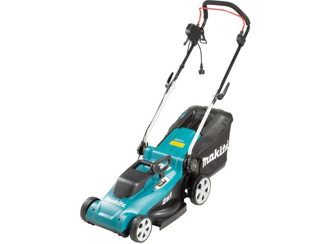 газонокосилка электрическая makita elm 3720 (1400 вт, шир. 370 мм, выс. 20-55 мм, пластм. корпус, без мульчир., травосборник 40 л) elm3720 от BTSprom.by