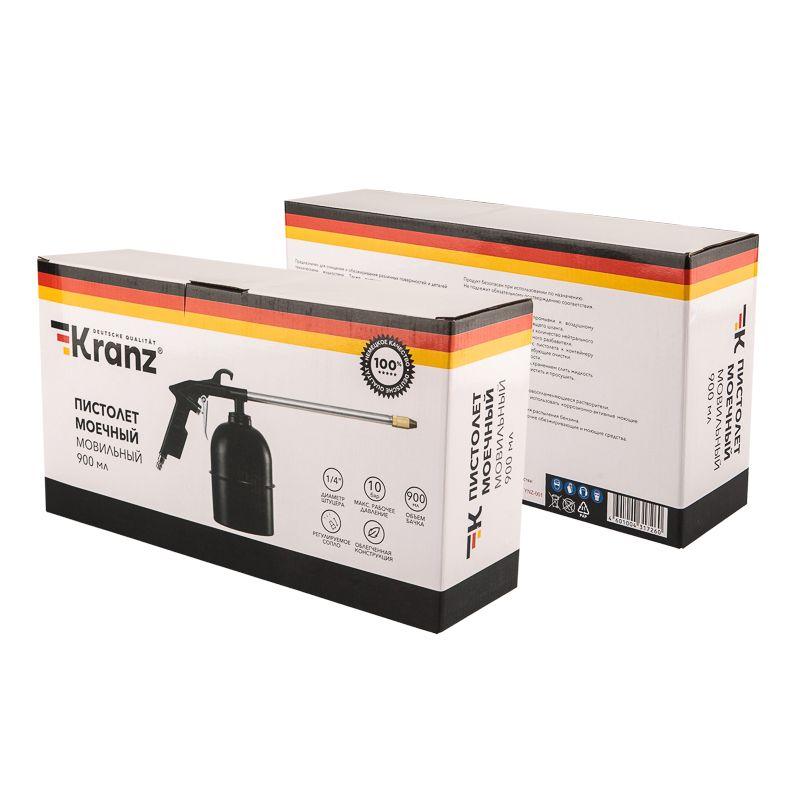 Пистолет моечный (мовильный) метал. бачок 900мл Kranz KR-16-1410 фото в каталоге от BTSprom.by