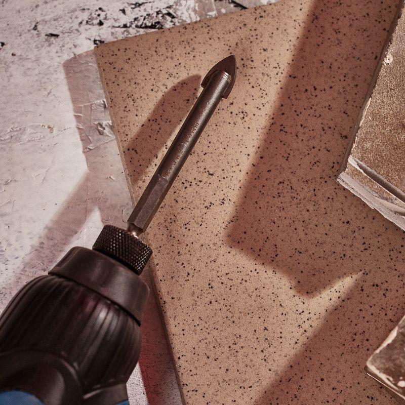  Сверло по стеклу и керамике 10мм (шестигранный хвостовик) Kranz KR-91-0644 фото в каталоге от BTSprom.by