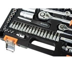  Набор инструментов АВТО 1/2дюйм 1/4дюйм CrV в кейсе 82 предмета Вихрь 73/6/7/6 фото в каталоге от BTSprom.by