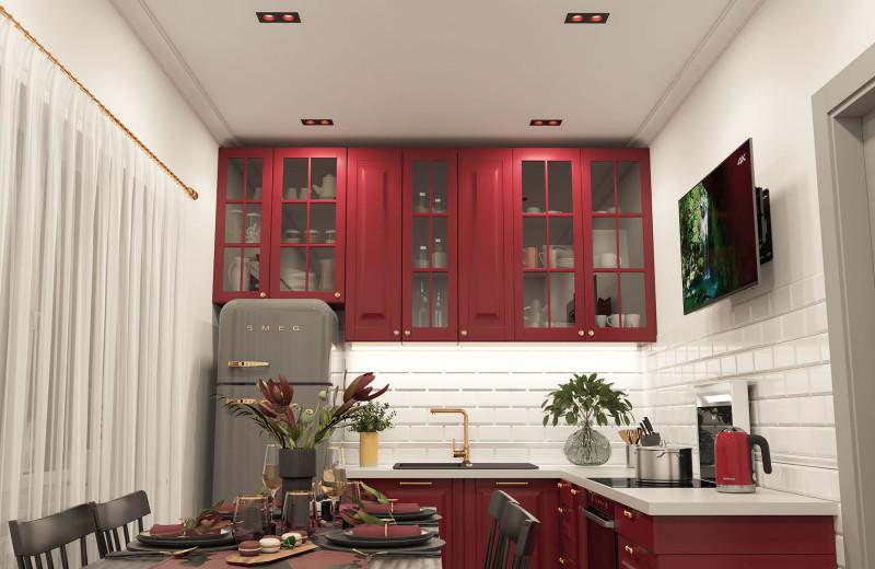  Светильник встраиваемый IP20 10Вт GU5.3 LED черн./красн. пластик DENKIRS DK3072-BK+RD фото в каталоге от BTSprom.by