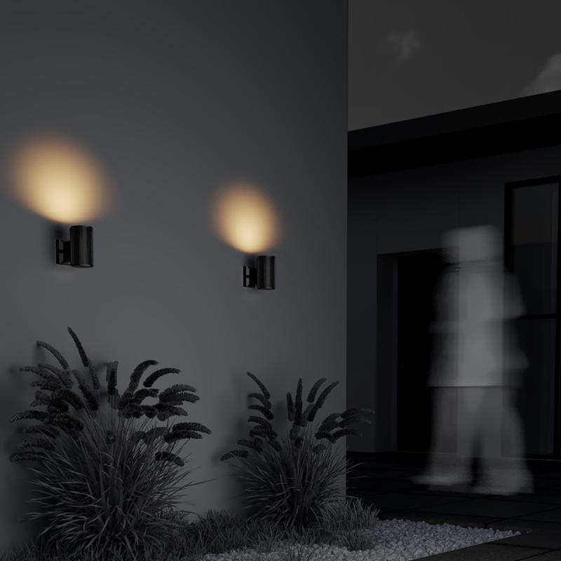  Светильник Rando 1х60Вт E27 IP54 бра настен. Maytoni O419WL-01B фото в каталоге от BTSprom.by