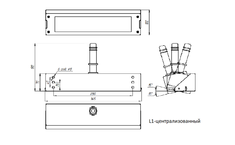 светильник аварийный bs-dbu-10-l2-24 белый свет a25999 от BTSprom.by