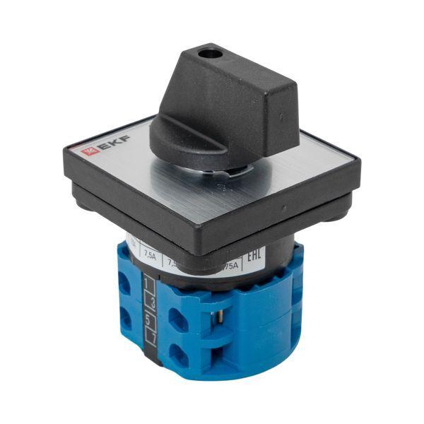  Переключатель кулачковый ПК-1-13 3П 10А "0-1" EKF pk-1-13-10 фото в каталоге от BTSprom.by