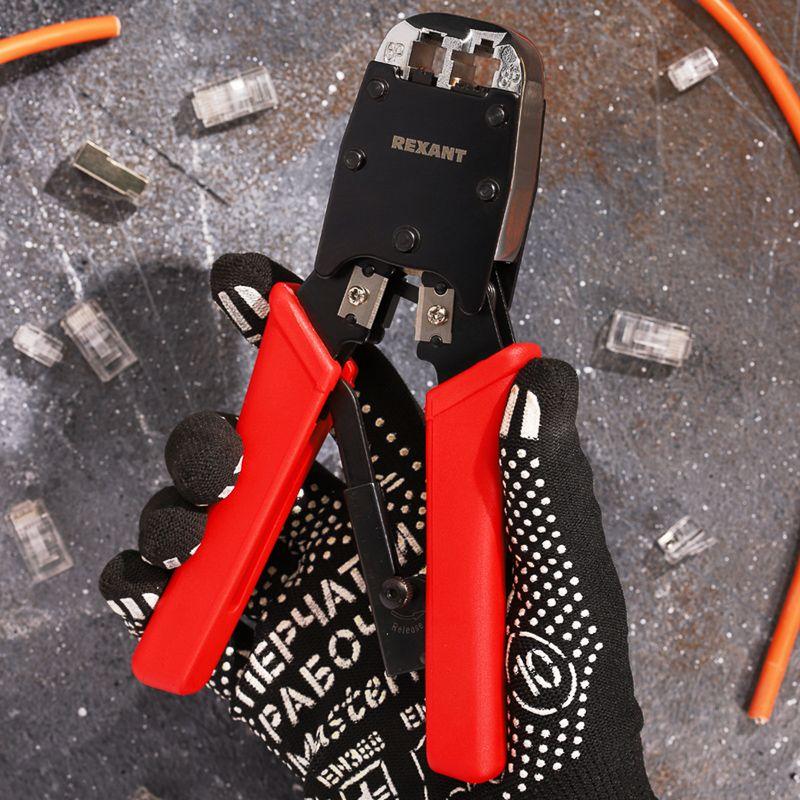  Кримпер для обжима 8P8C/6P4C (ht-500R) Rexant 12-3434 фото в каталоге от BTSprom.by