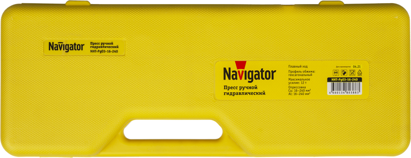  Пресс гидравлический 80 388 NHT-Pg03-16-240 (ручной; плавный ход) Navigator 80388 фото в каталоге от BTSprom.by