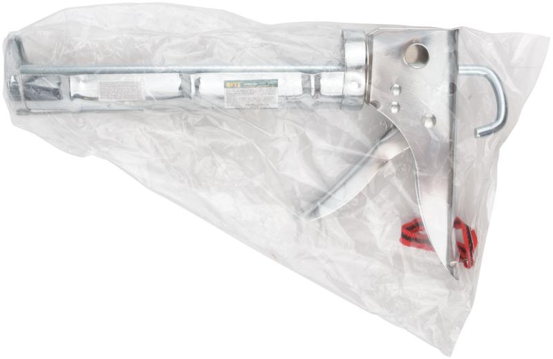  Пистолет для герметика 225мм полукорпусной усиленный хромированный зубчатый шток FIT 14231 фото в каталоге от BTSprom.by