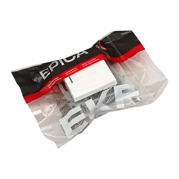  Выключатель 1-кл. СП Эпика с подсветкой механизм бел. EKF UP1-SWW-14 фото в каталоге от BTSprom.by