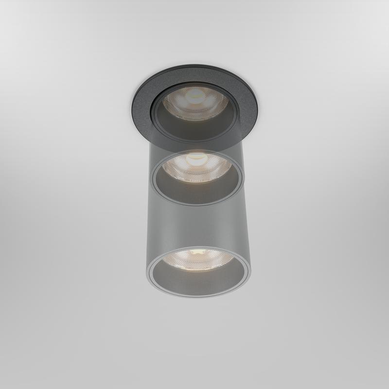  Светильник FOCUS LED 12Вт 3000К 60град. встраив. Maytoni DL125-L12-3K-B фото в каталоге от BTSprom.by