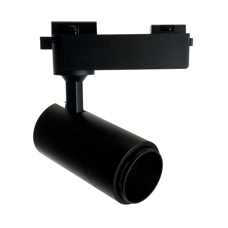 светильник светодиодный трековый на шинопровод 12вт 840лм 4000к черн. изменяемый угол освещения 15-60град al137 feron 51174 от BTSprom.by