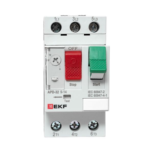  Выключатель автоматический для защиты двигателя АПД-32 9-14А EKF apd-me-14 фото в каталоге от BTSprom.by