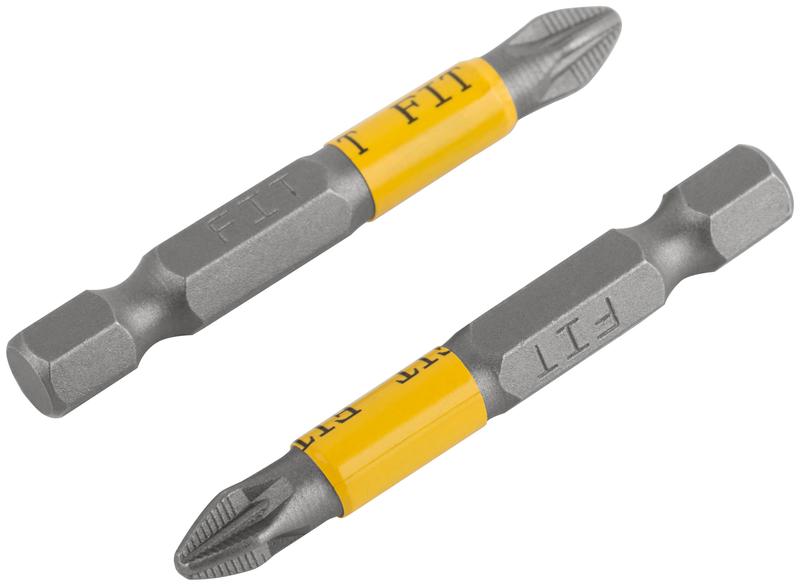  Набор бит кованые сталь S2 односторонние 50мм PZ2 профи блистер (уп.2шт) FIT 57515 фото в каталоге от BTSprom.by